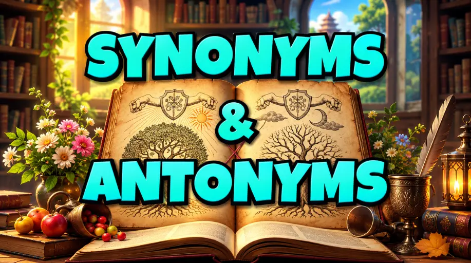 synonyms and antonyms